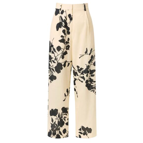 Carolina K Zai Trousers in Cream, Size S - Picture 1 of 9